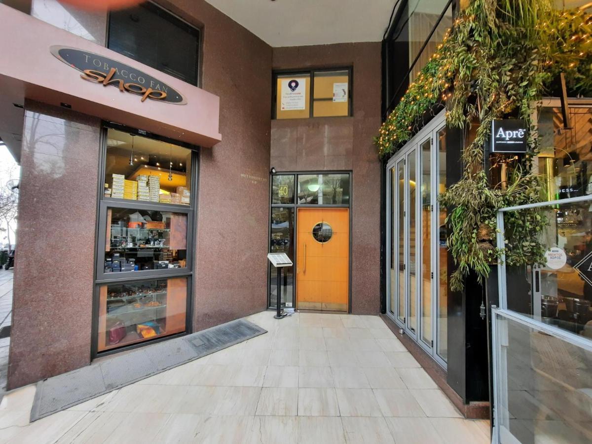Apartament Ace Location | Luxury Building Saloniki Zewnętrze zdjęcie