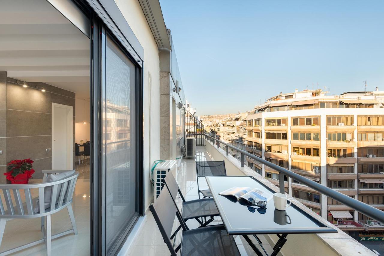Apartament Ace Location | Luxury Building Saloniki Zewnętrze zdjęcie