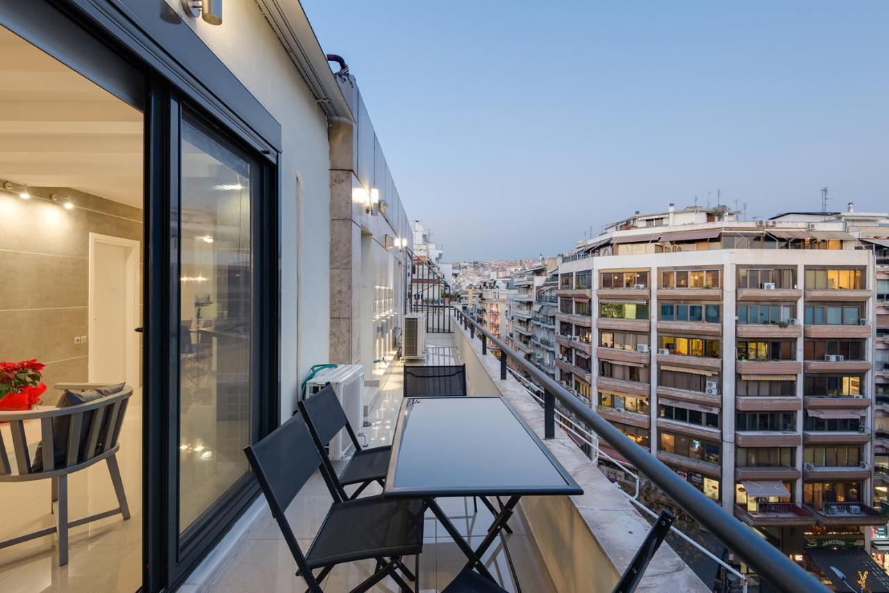Apartament Ace Location | Luxury Building Saloniki Zewnętrze zdjęcie